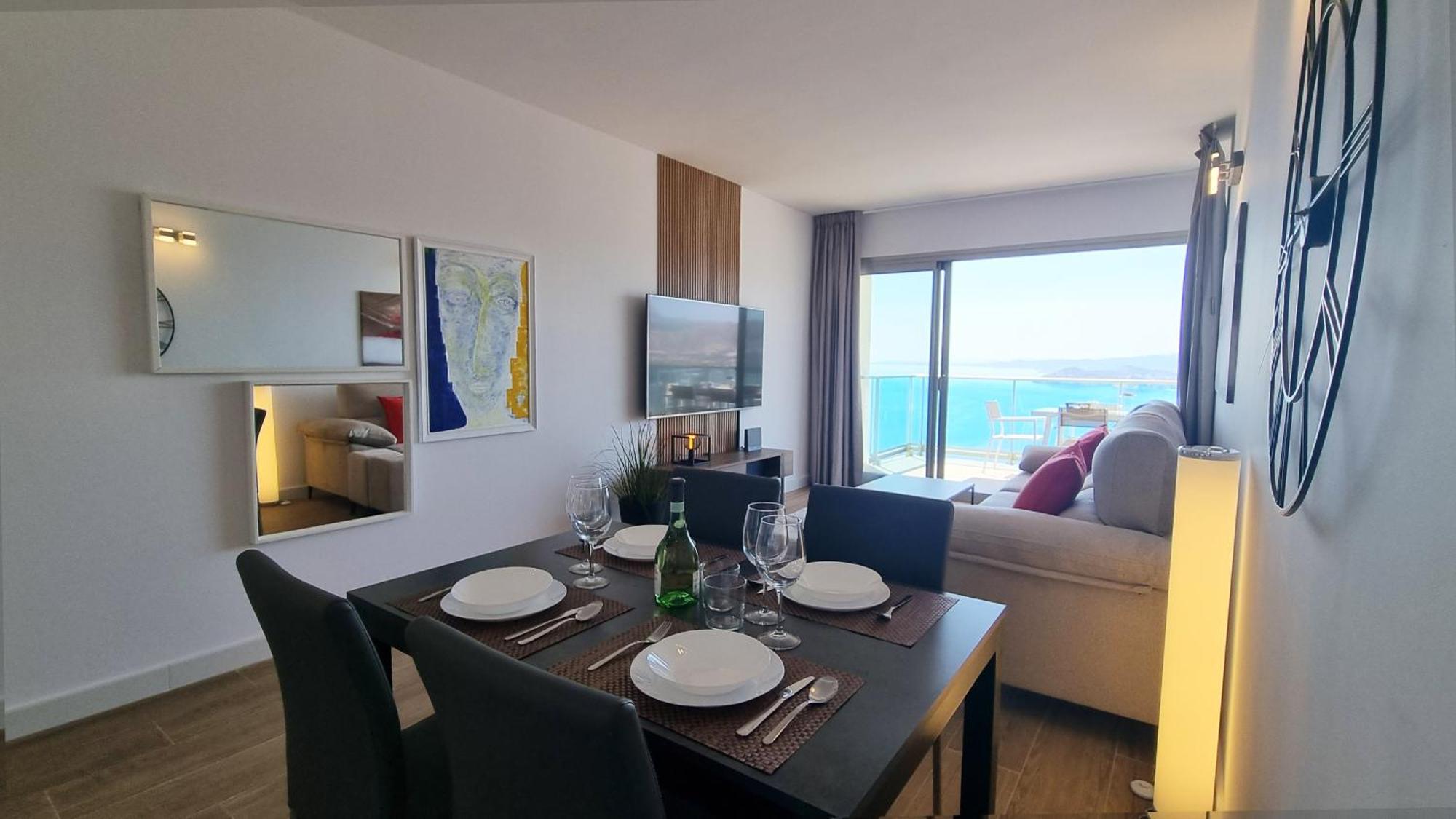 Skyscraper Apartment With Panoramic Views - Floor 38 Бенидорм Екстериор снимка