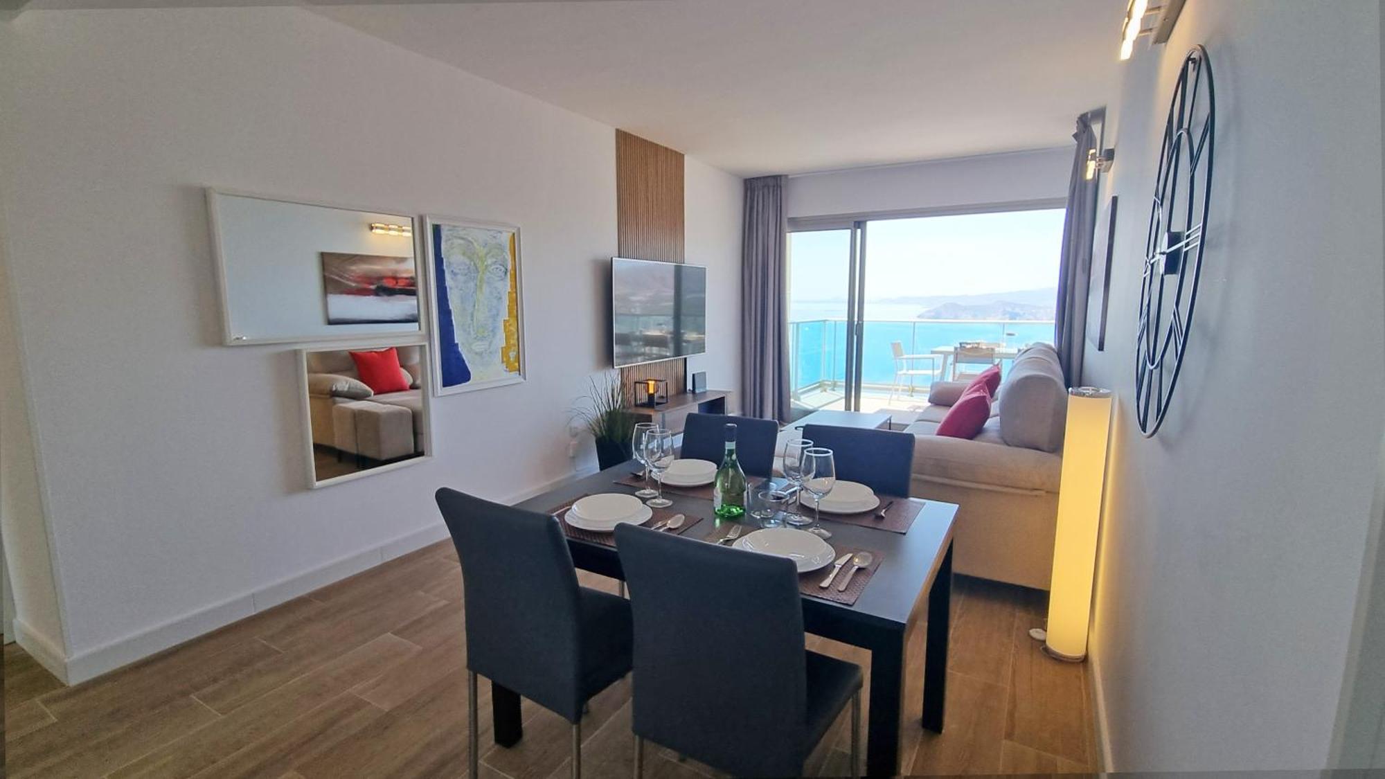 Skyscraper Apartment With Panoramic Views - Floor 38 Бенидорм Екстериор снимка