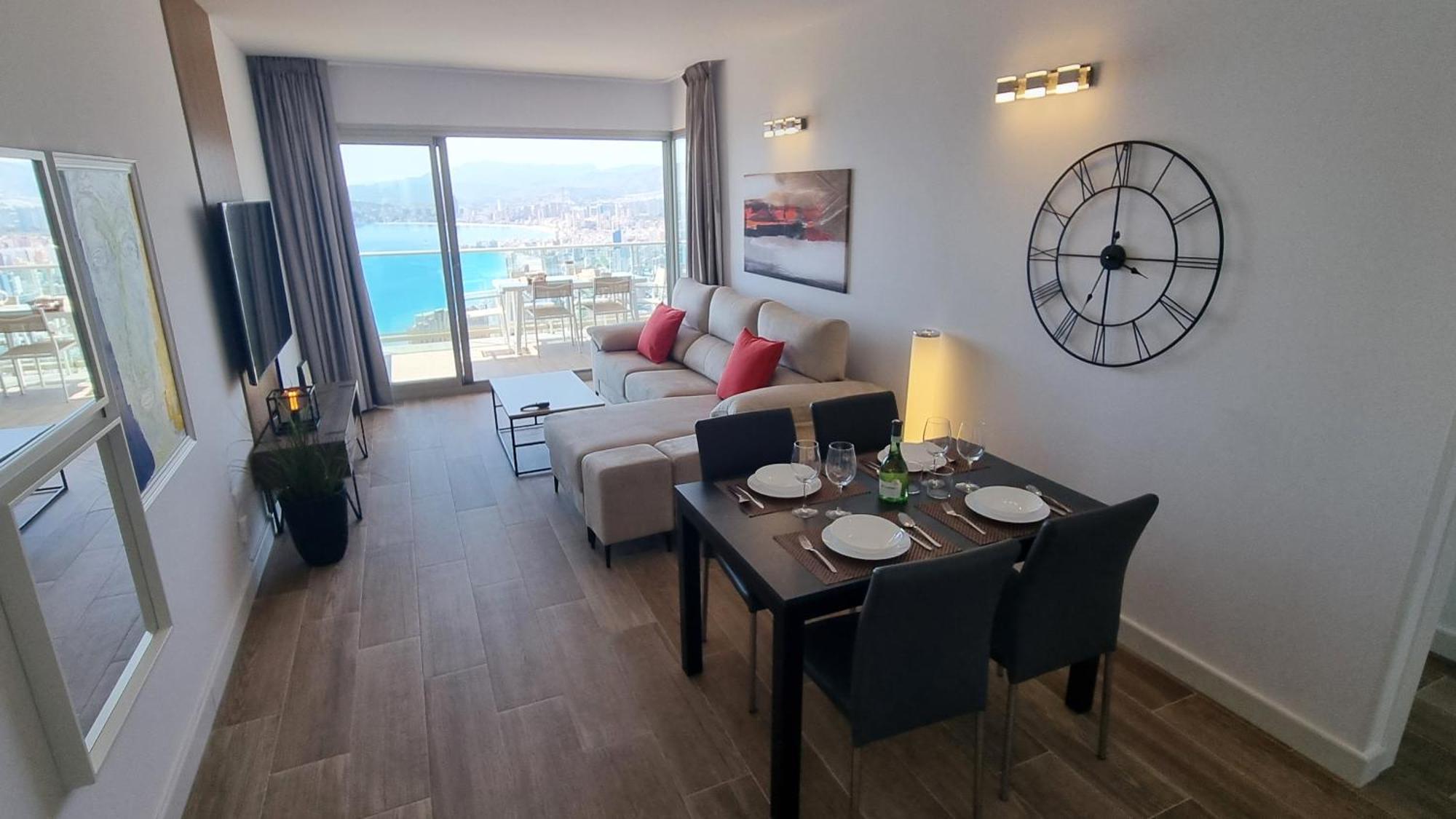 Skyscraper Apartment With Panoramic Views - Floor 38 Бенидорм Екстериор снимка