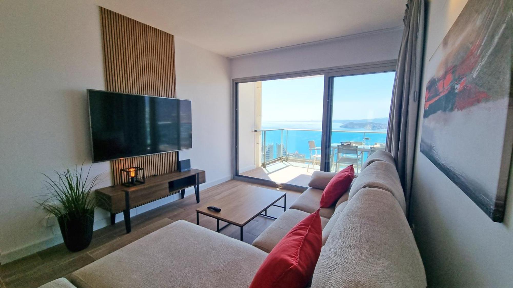 Skyscraper Apartment With Panoramic Views - Floor 38 Бенидорм Екстериор снимка