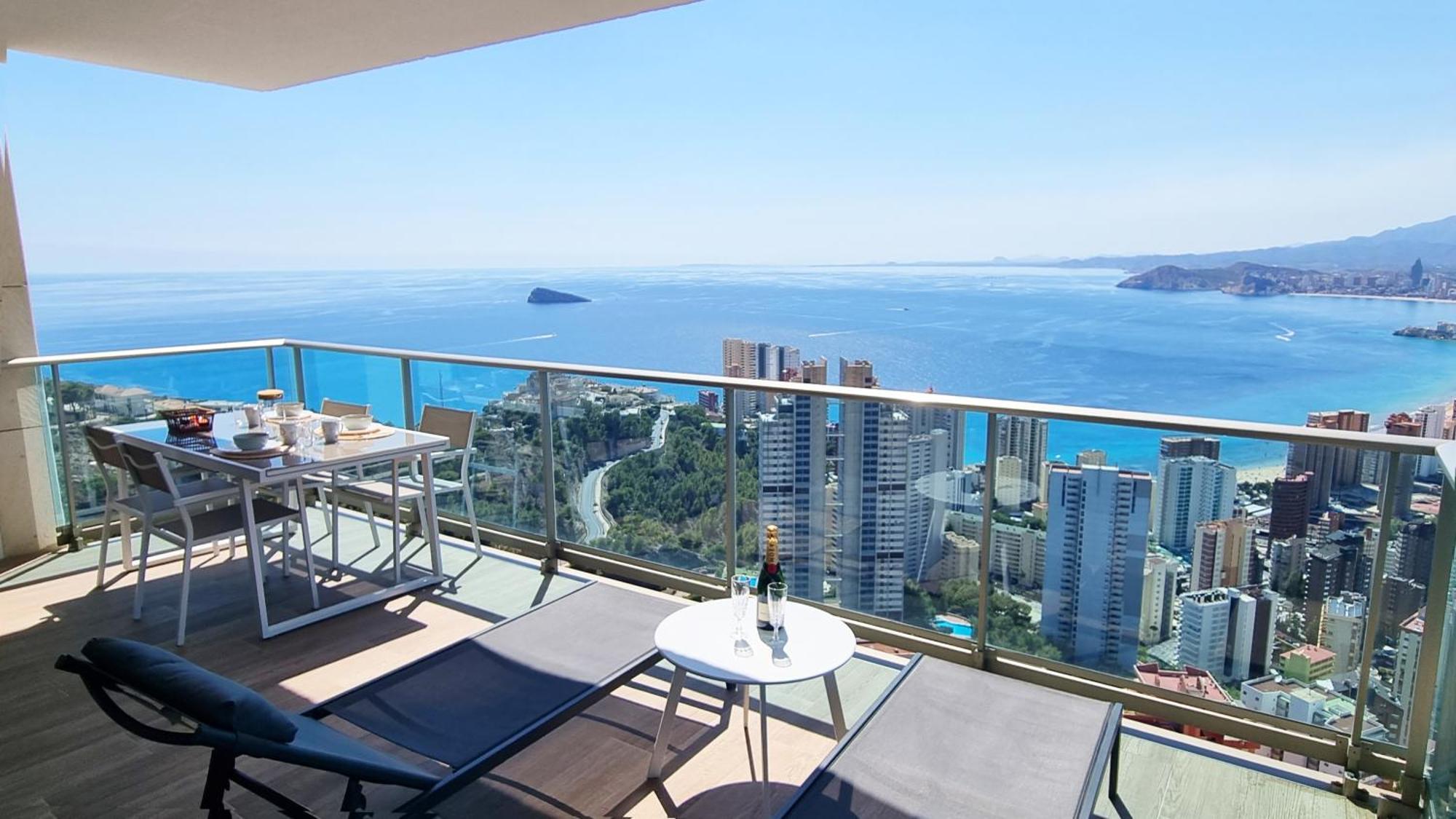 Skyscraper Apartment With Panoramic Views - Floor 38 Бенидорм Екстериор снимка
